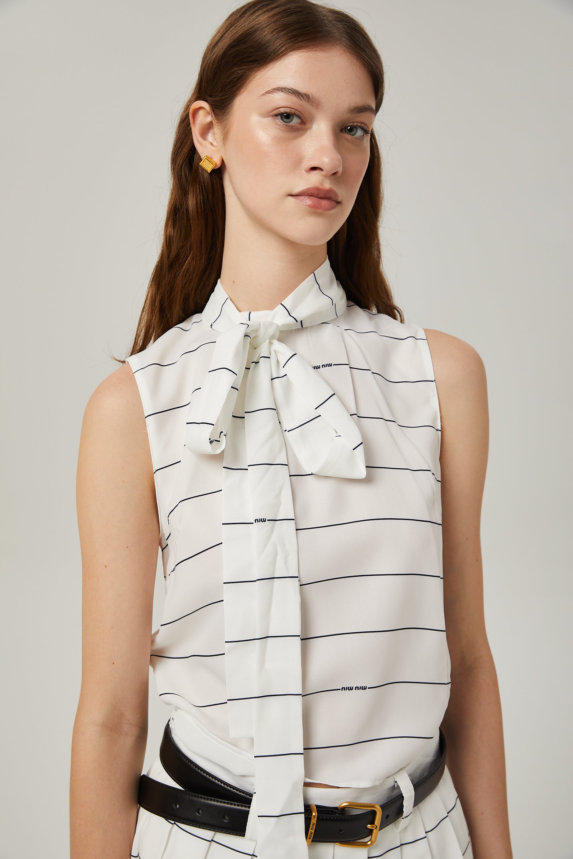 Angélique Çizgili Üst Ve Etek Uyumlu Takım