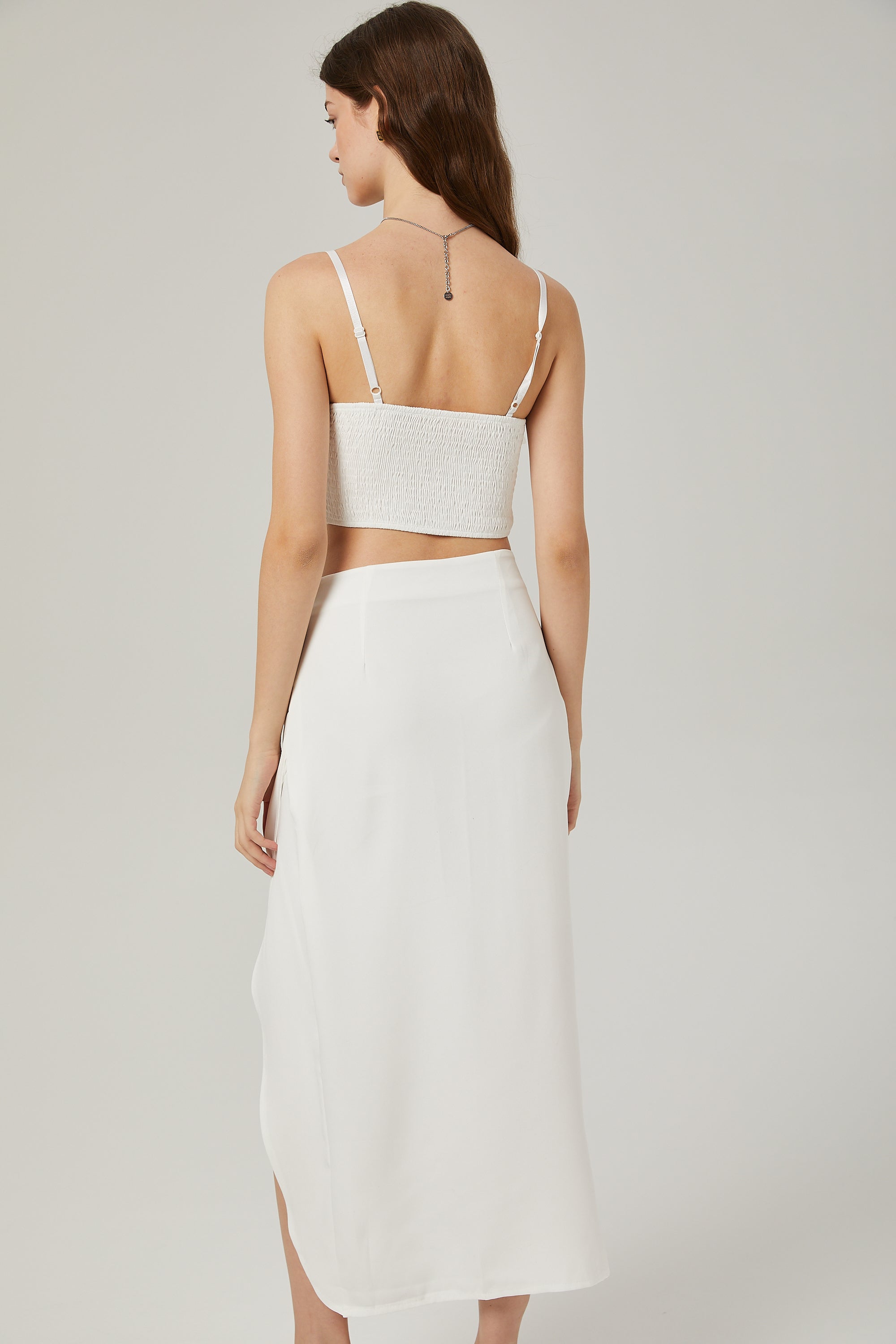 Angélique Suni Çiçekli Üst Ve Etek Eşleştirme Seti