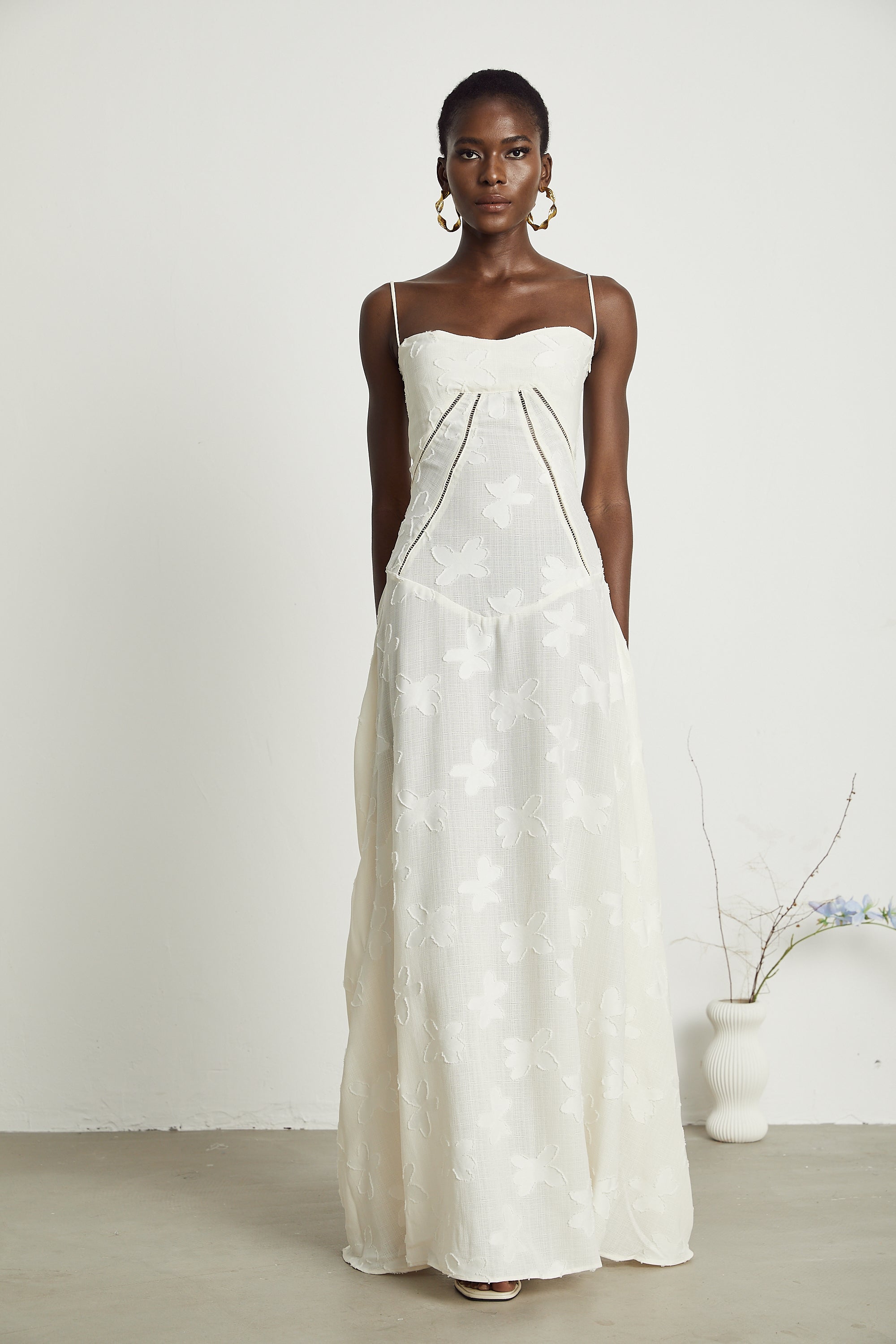 Adabella Çiçekli Maxi Elbise