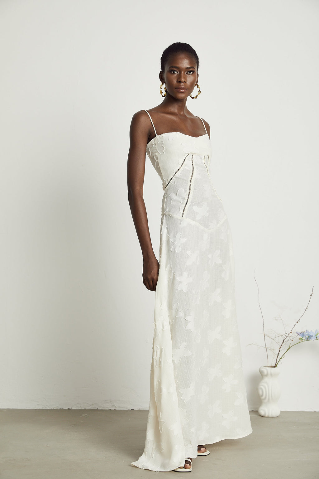 Adabella Çiçekli Maxi Elbise