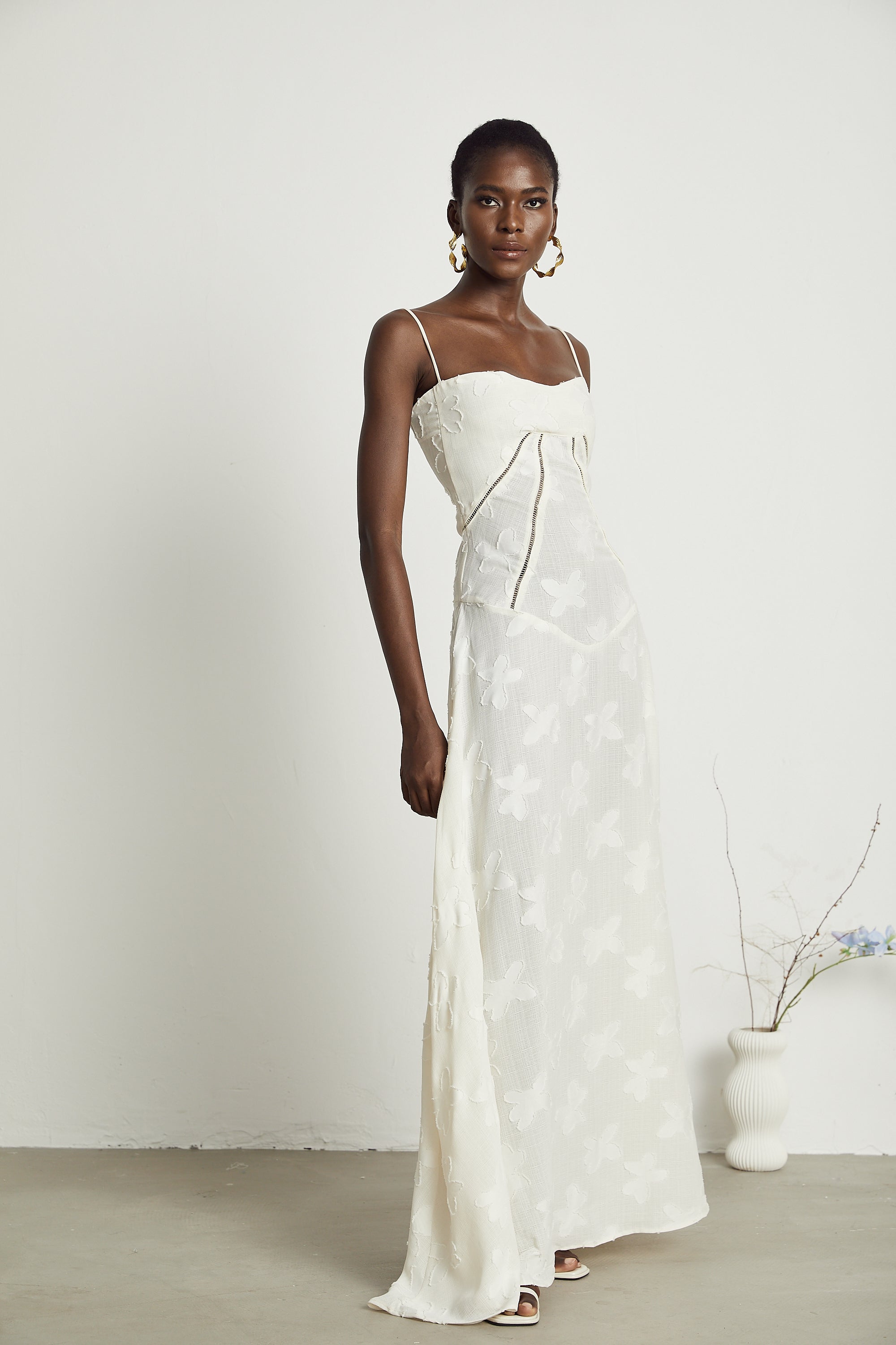 Adabella Çiçekli Maxi Elbise