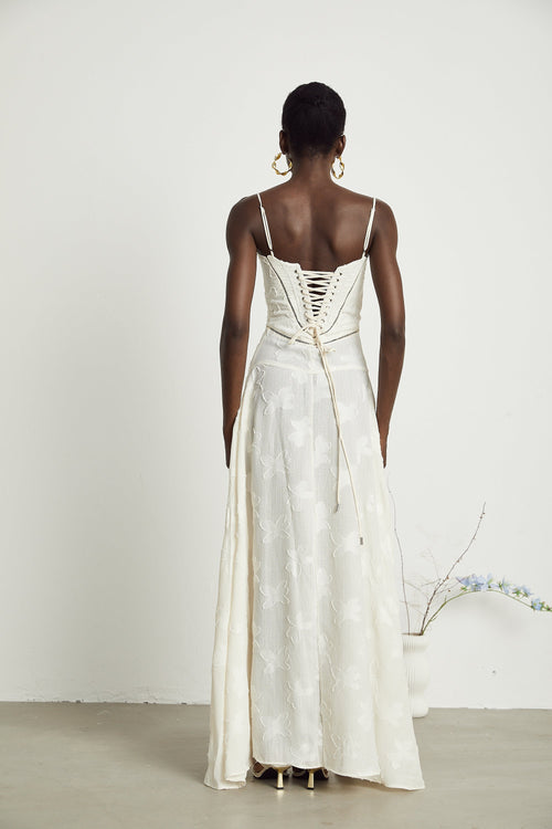 Adabella Çiçekli Maxi Elbise