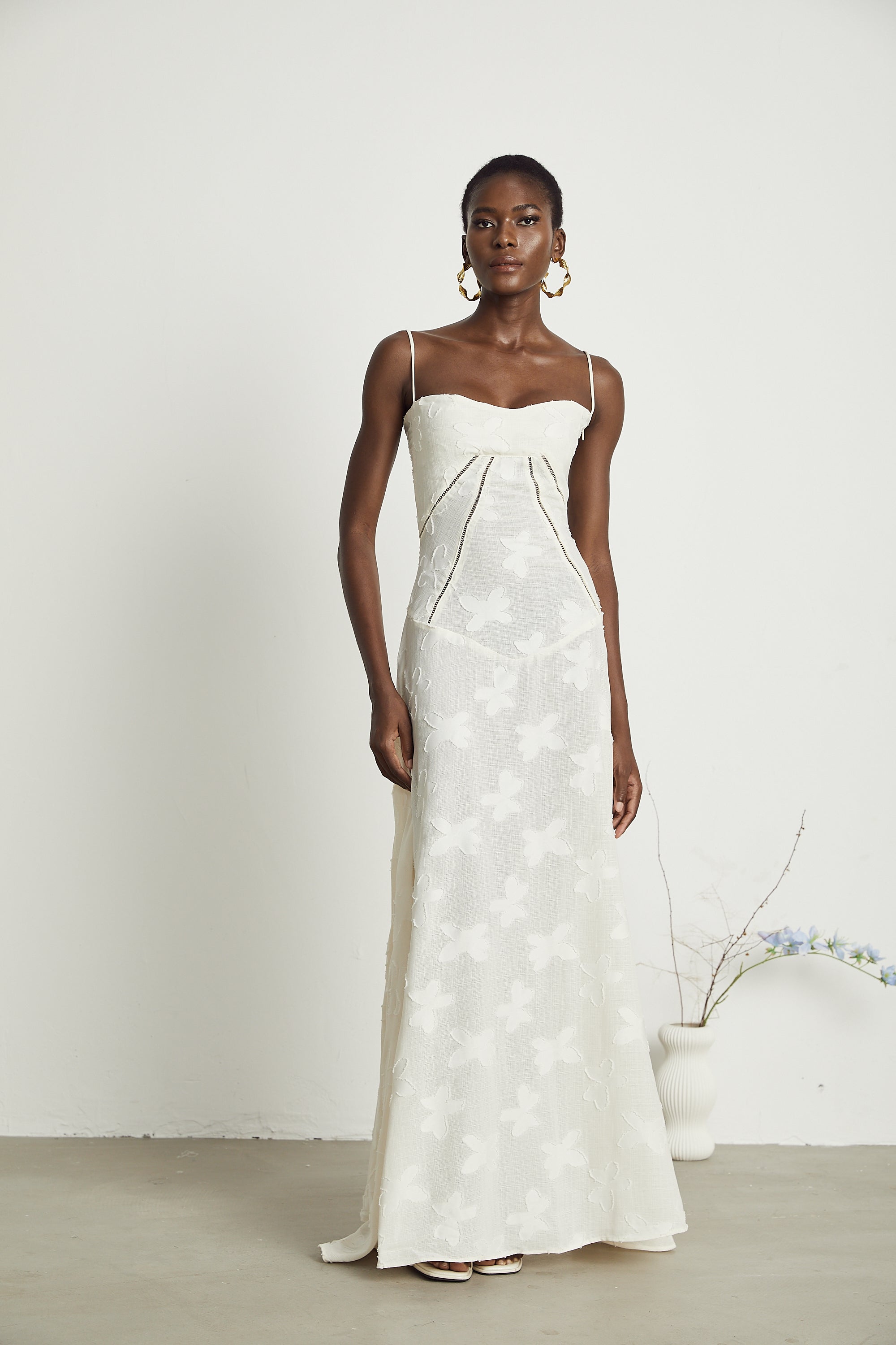 Adabella Çiçekli Maxi Elbise