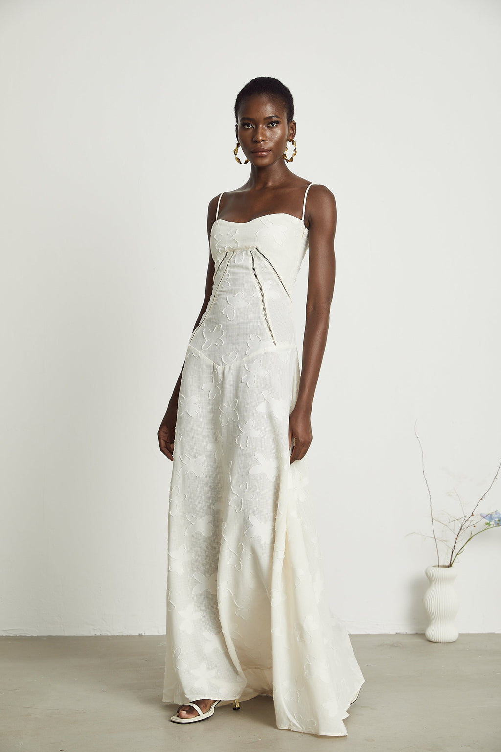 Adabella Çiçekli Maxi Elbise