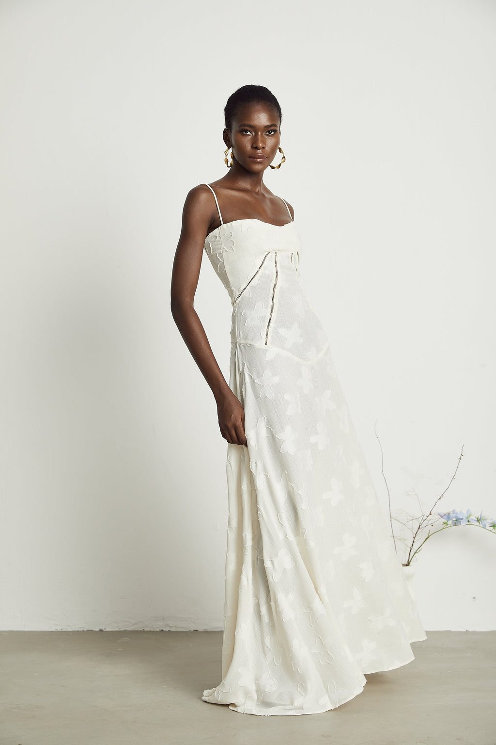 Adabella Çiçekli Maxi Elbise