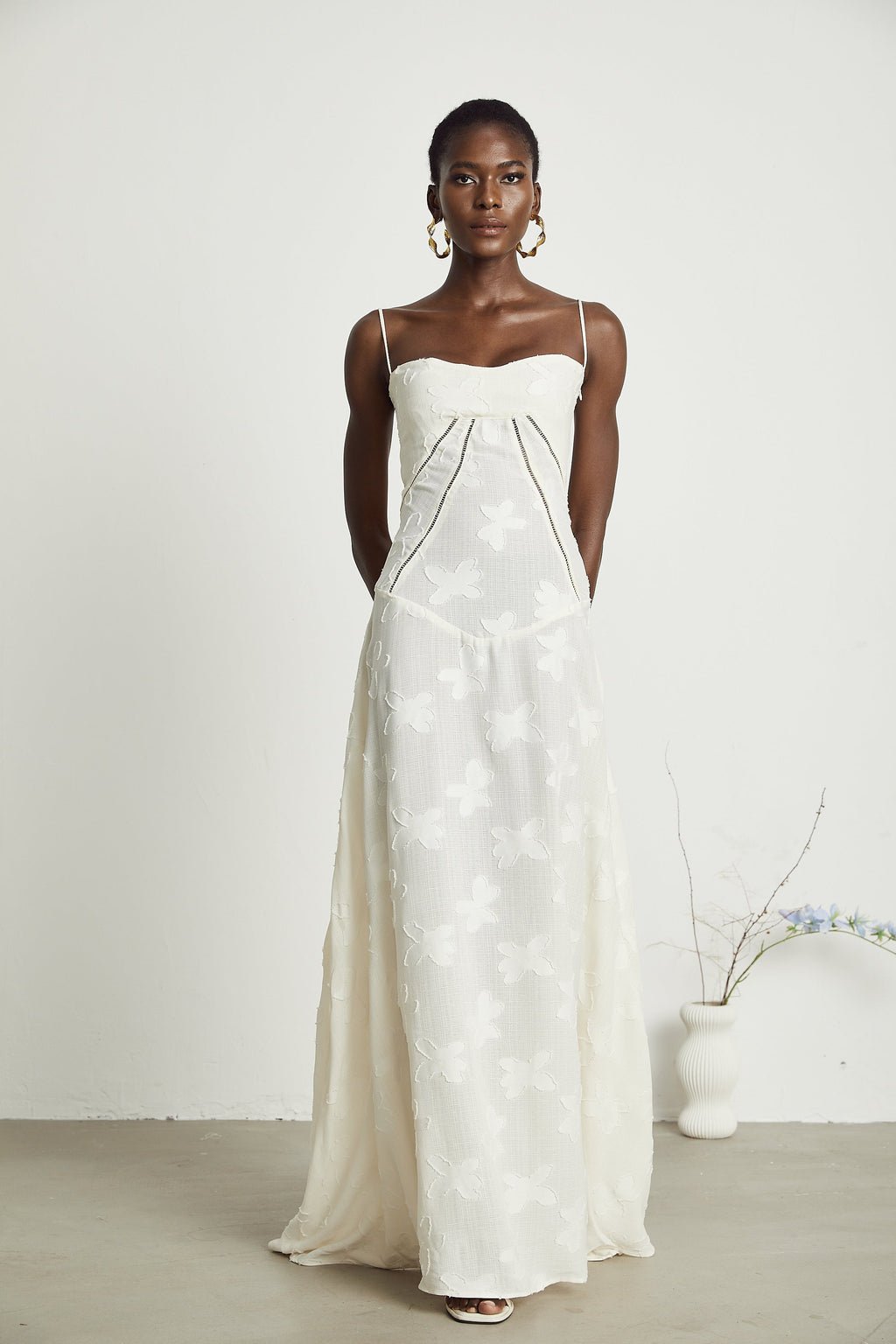 Adabella Çiçekli Maxi Elbise