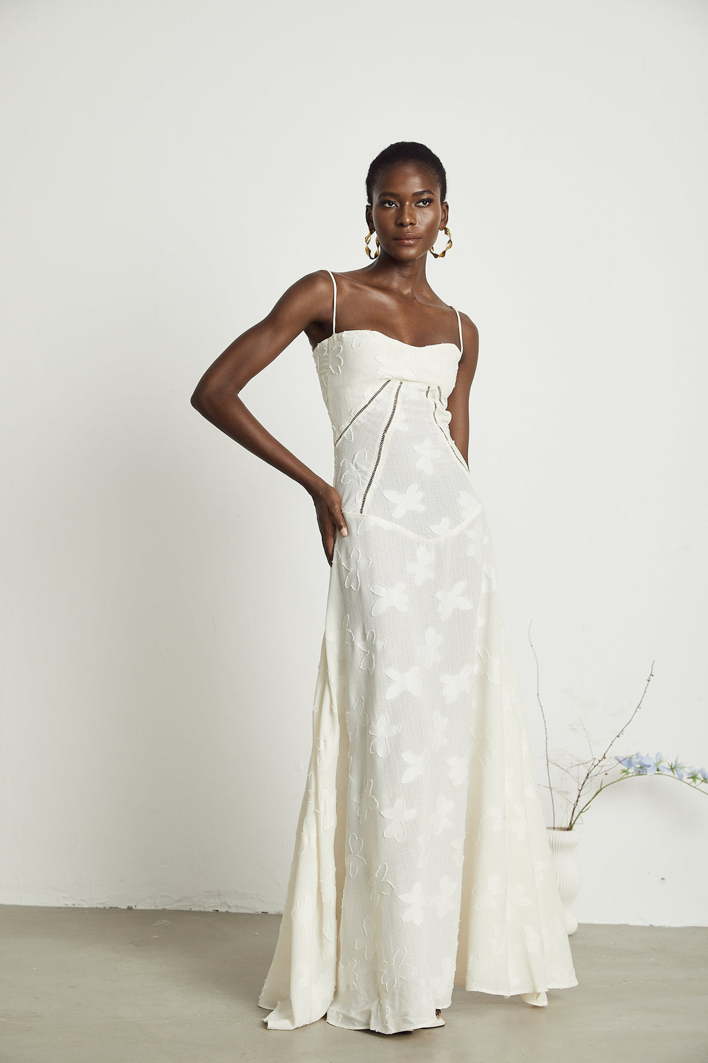 Adabella Çiçekli Maxi Elbise