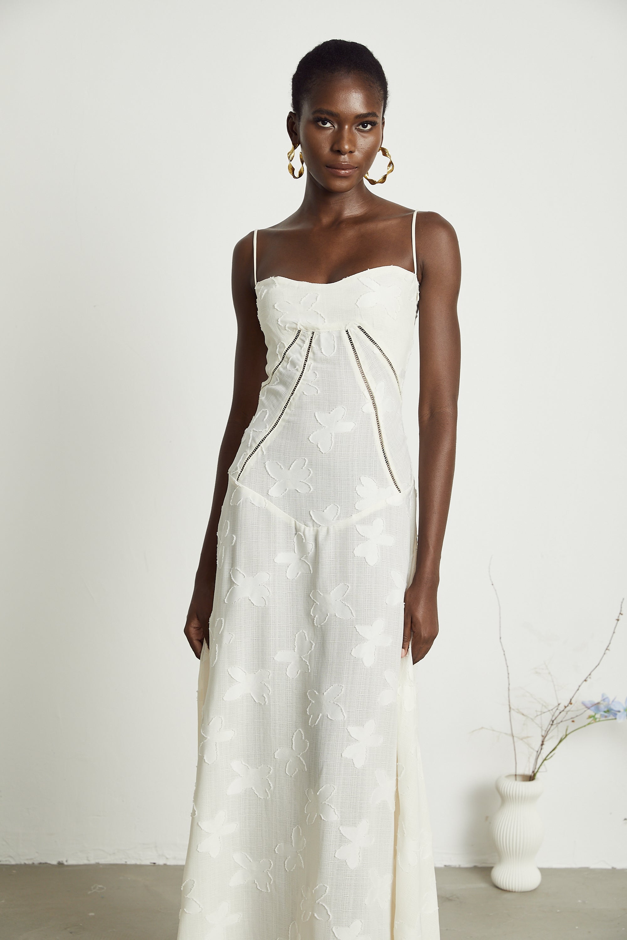 Adabella Çiçekli Maxi Elbise