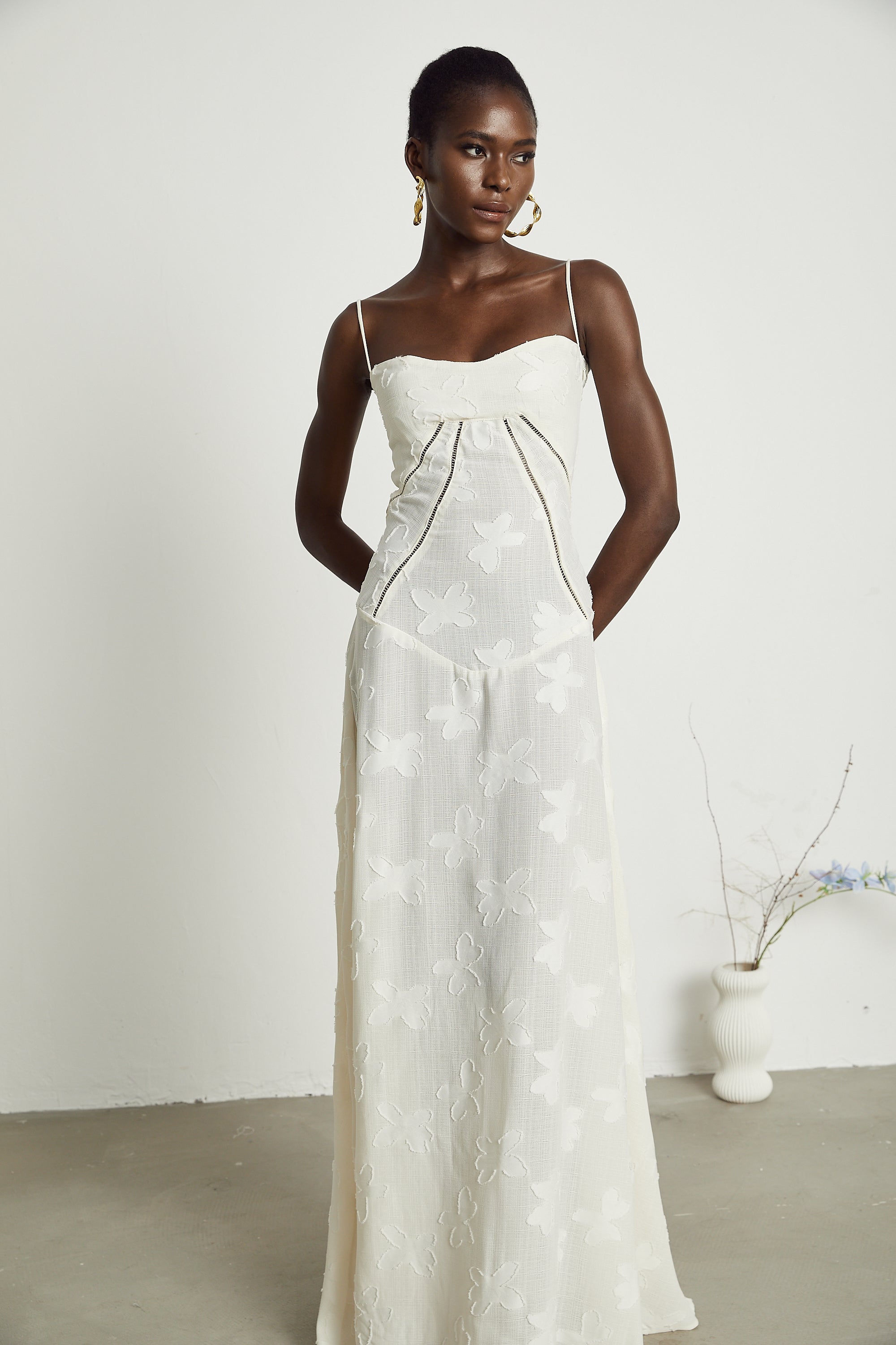 Adabella Çiçekli Maxi Elbise