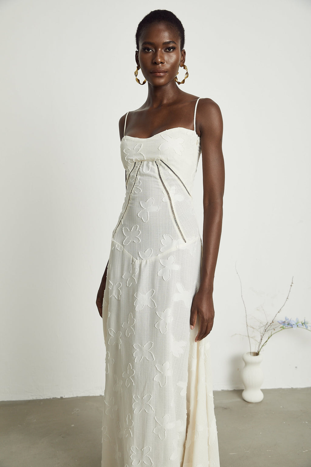 Adabella Çiçekli Maxi Elbise