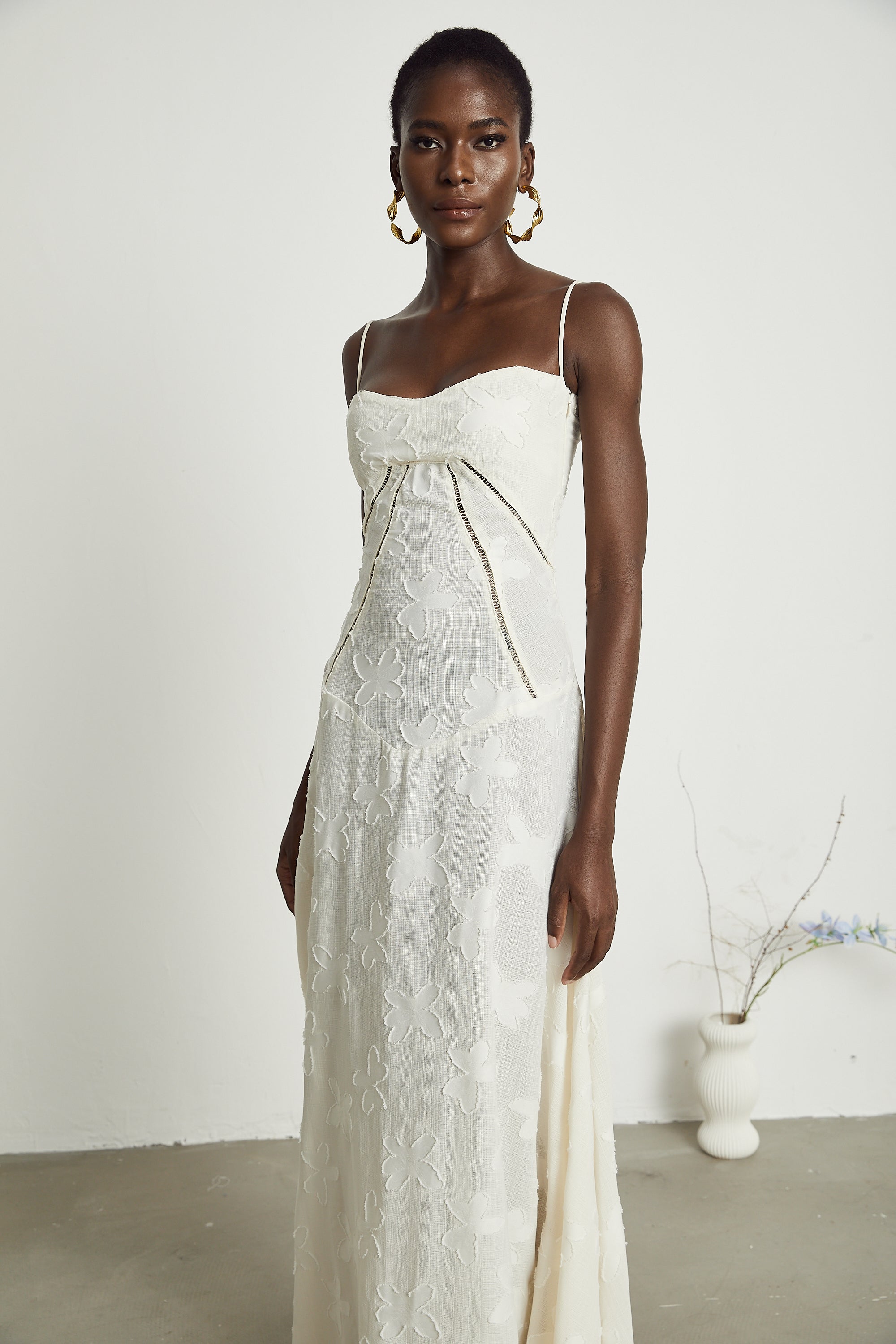 Adabella Çiçekli Maxi Elbise