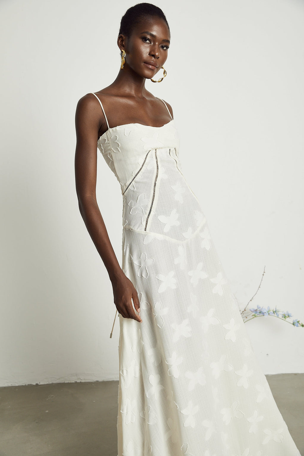 Adabella Çiçekli Maxi Elbise