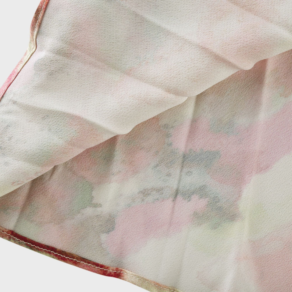 Andréa Çiçek Desenli Pilili Uzun Elbise