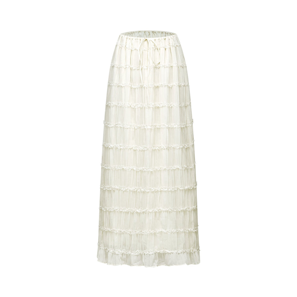 Alyssa Pilili Üst Ve Etek Uyumlu Takım