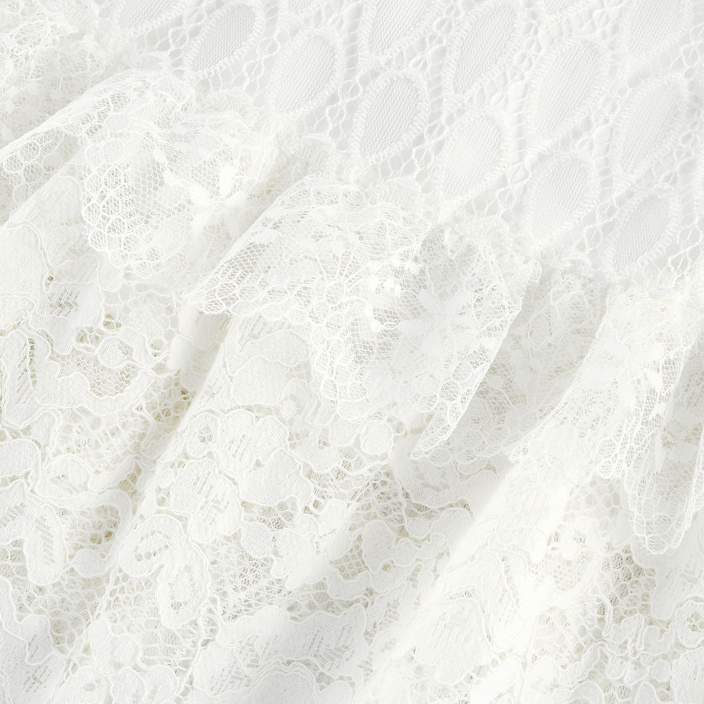 Aimée Katlı, Dantel İşlemeli, Midi Elbise