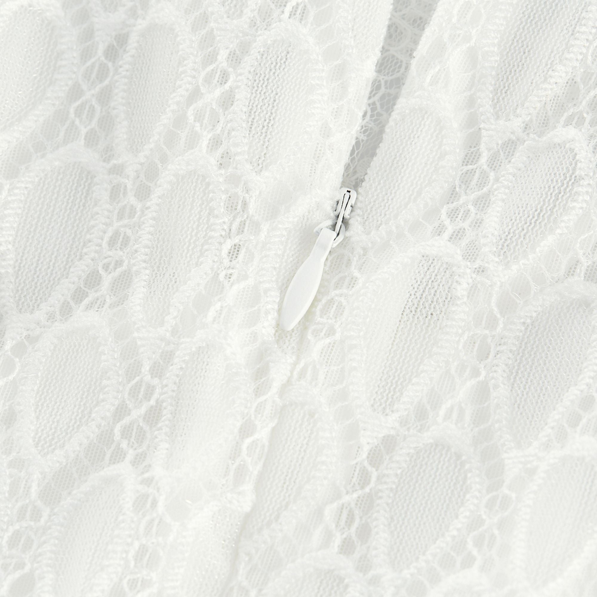 Aimée Katlı, Dantel İşlemeli, Midi Elbise