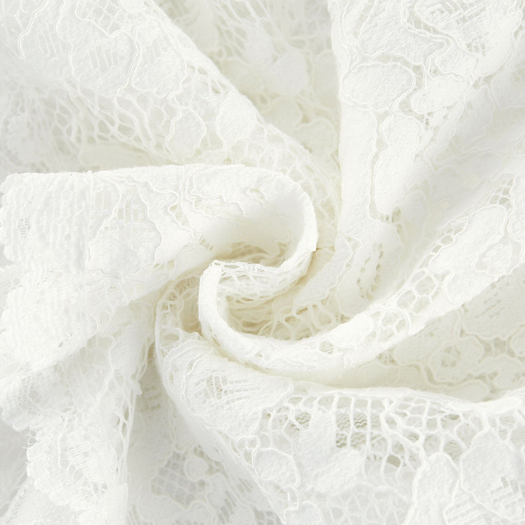 Aimée Katlı, Dantel İşlemeli, Midi Elbise