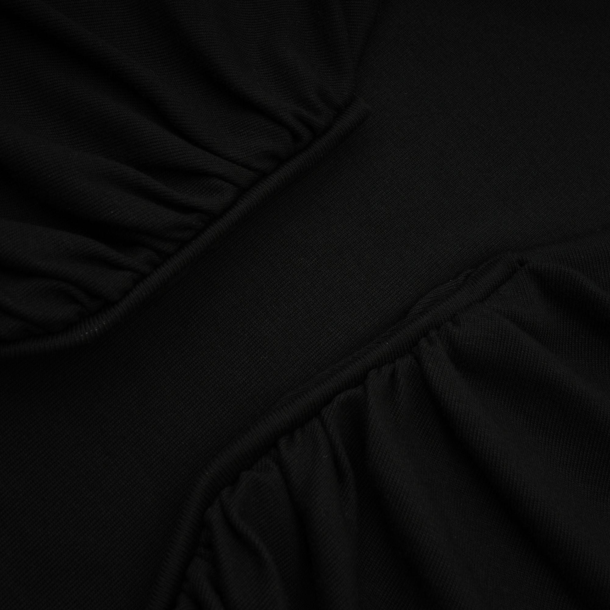 Anaïs Siyah Önü Açık Büzgülü Üst