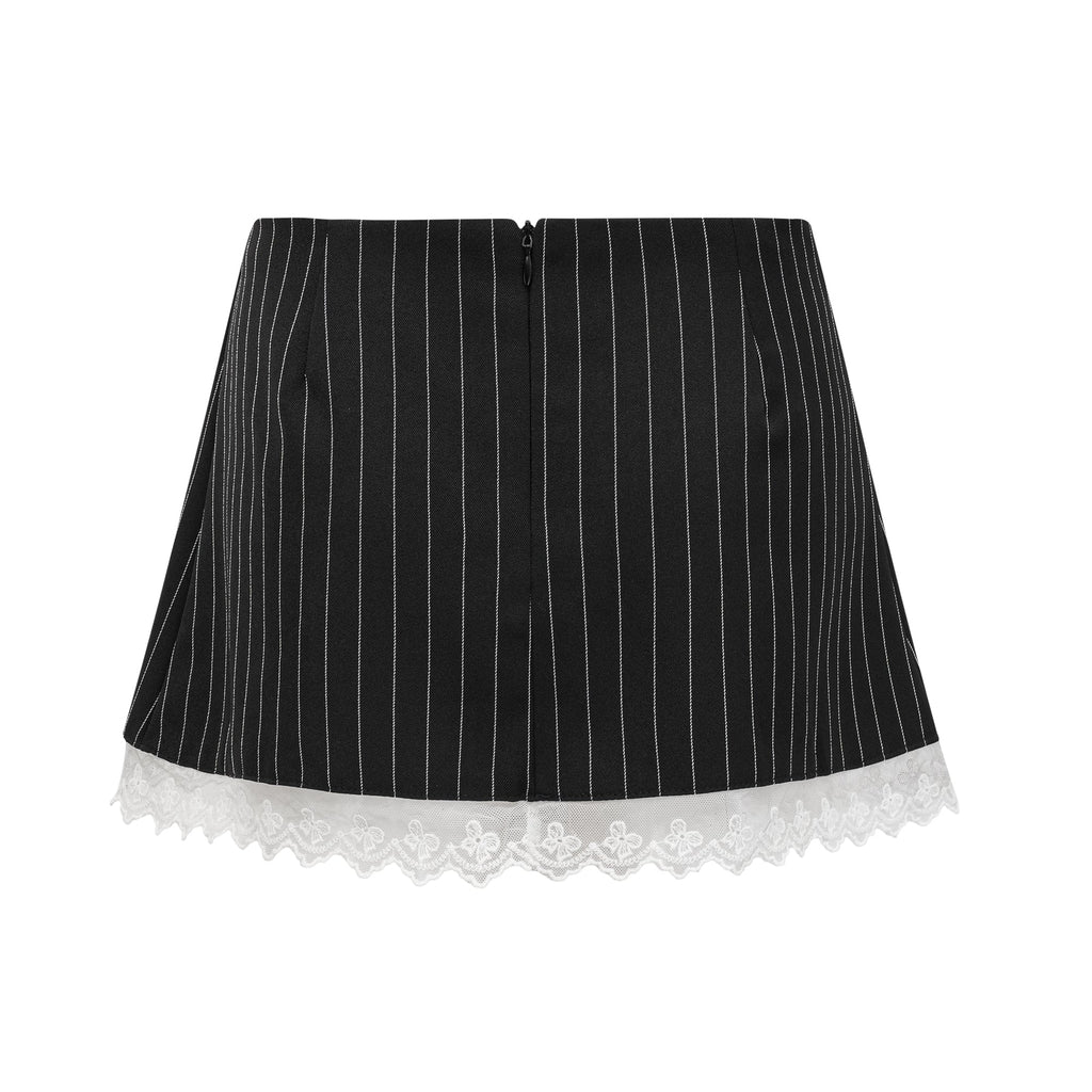 Ariane Şerit Baskılı Evaze Etek