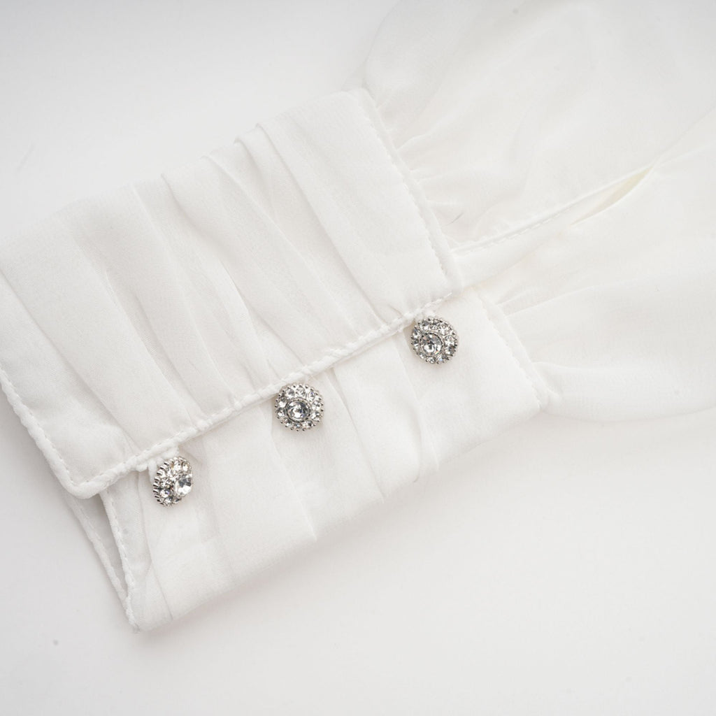 Andrea Asimetrik Tül Bluz ve Etek Takım