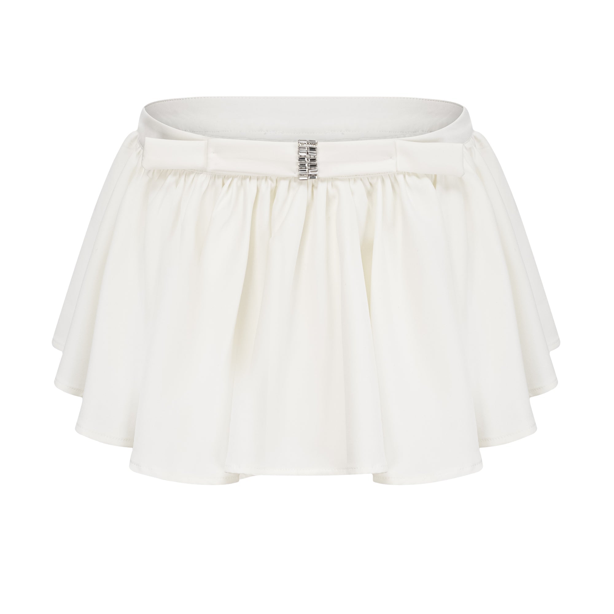 Andrea Asimetrik Tül Bluz ve Etek Takım