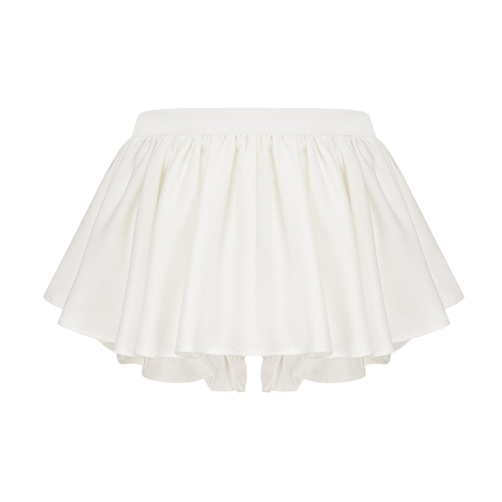 Andrea Asimetrik Tül Bluz ve Etek Takım