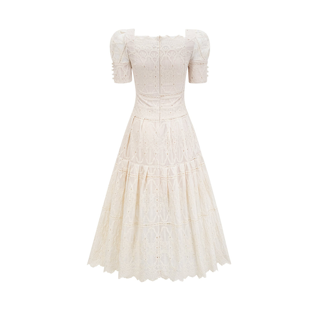 Anaïs Suni İnci İşlemeli, Kesik Midi Elbise