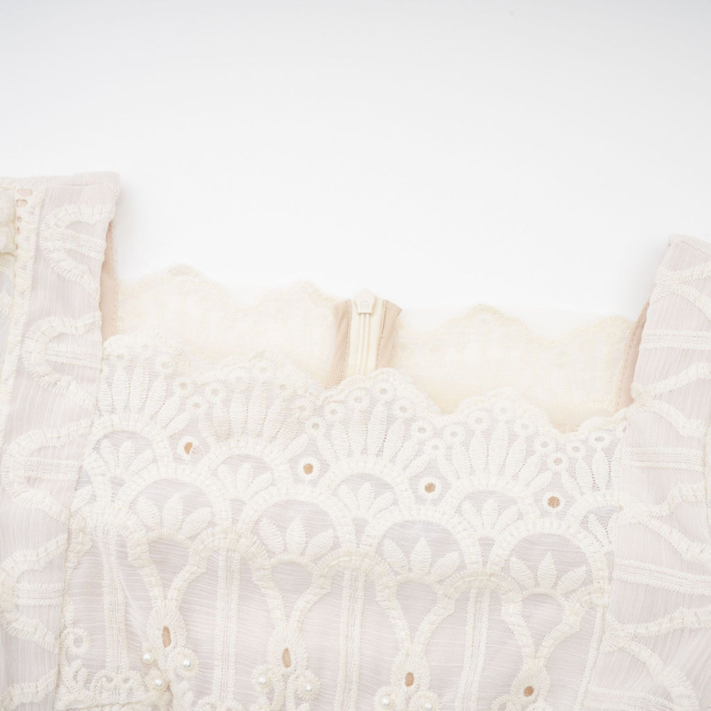 Anaïs Suni İnci İşlemeli, Kesik Midi Elbise