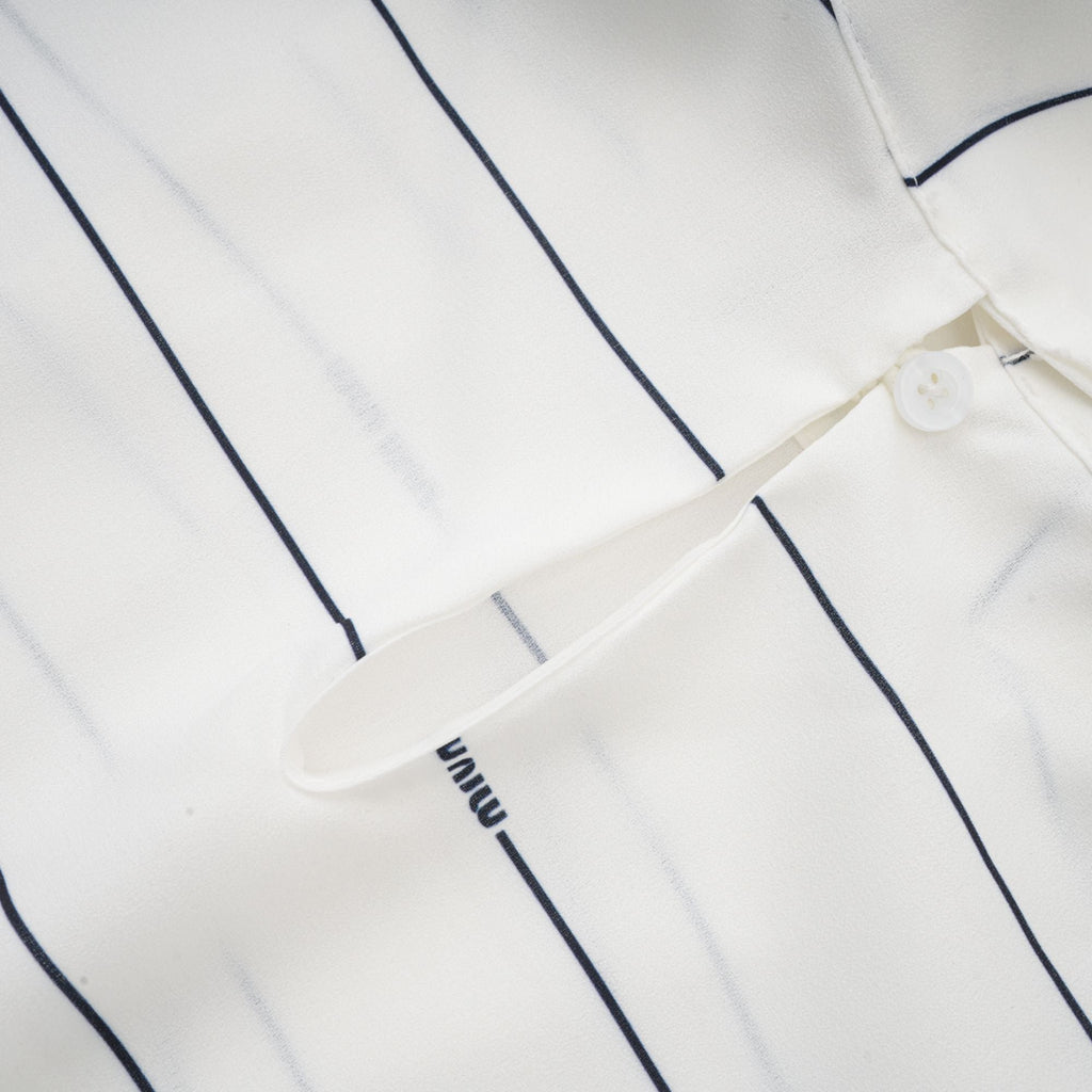 Angélique Çizgili Üst Ve Etek Uyumlu Takım