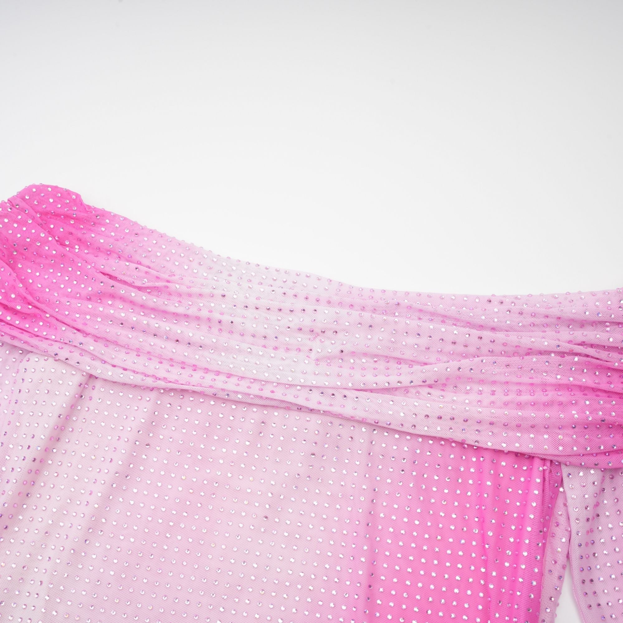 Andréa İşlemeli Omuzları Açık Mini Elbise