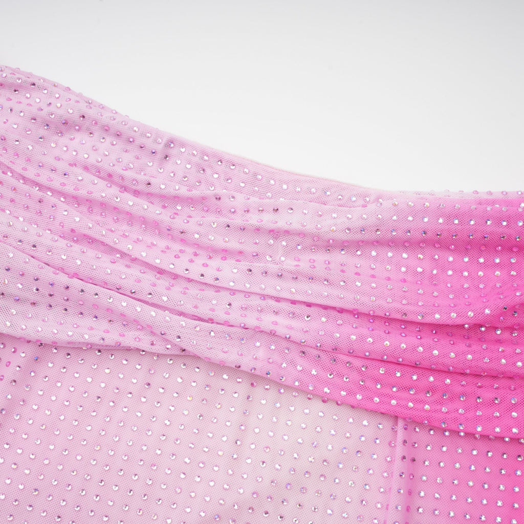 Andréa İşlemeli Omuzları Açık Mini Elbise