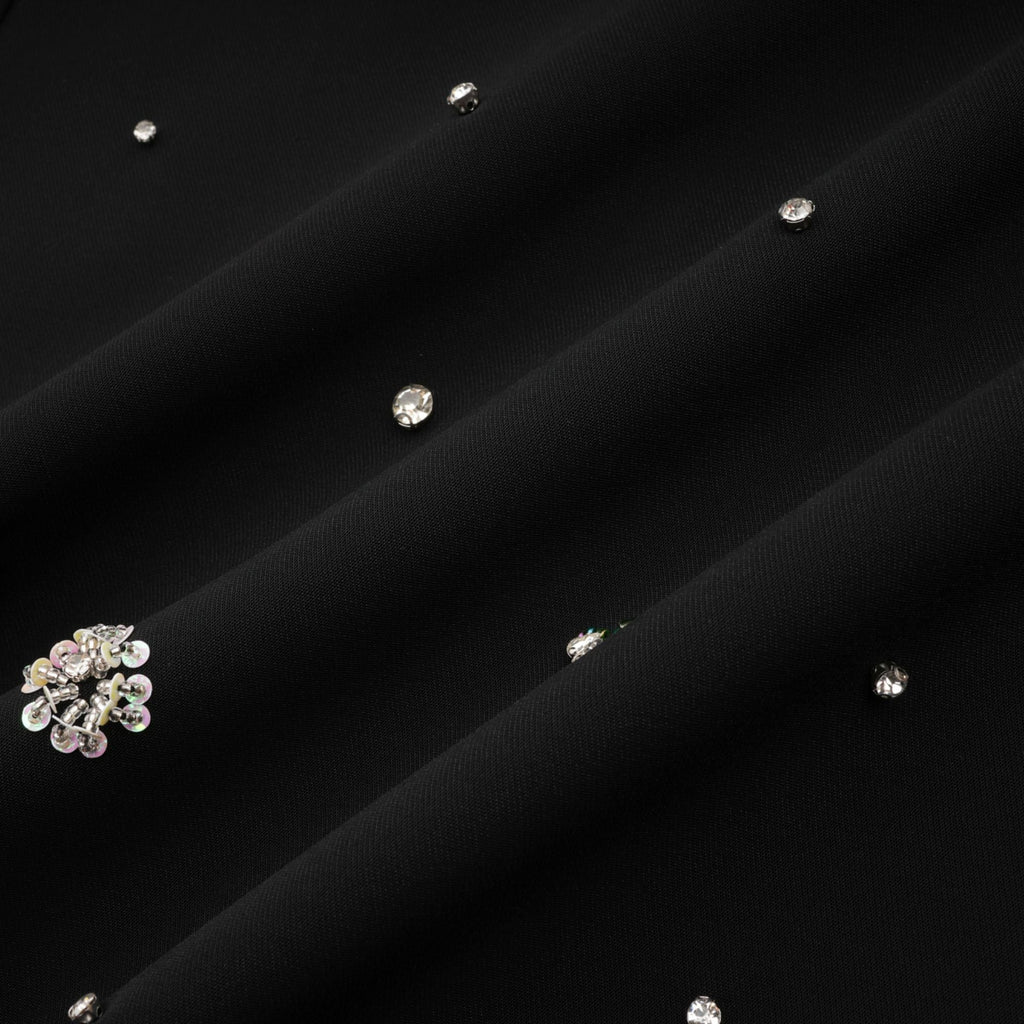 Ariane'İn Kristal İşlemeli Sırtı Açık Mini Elbisesi