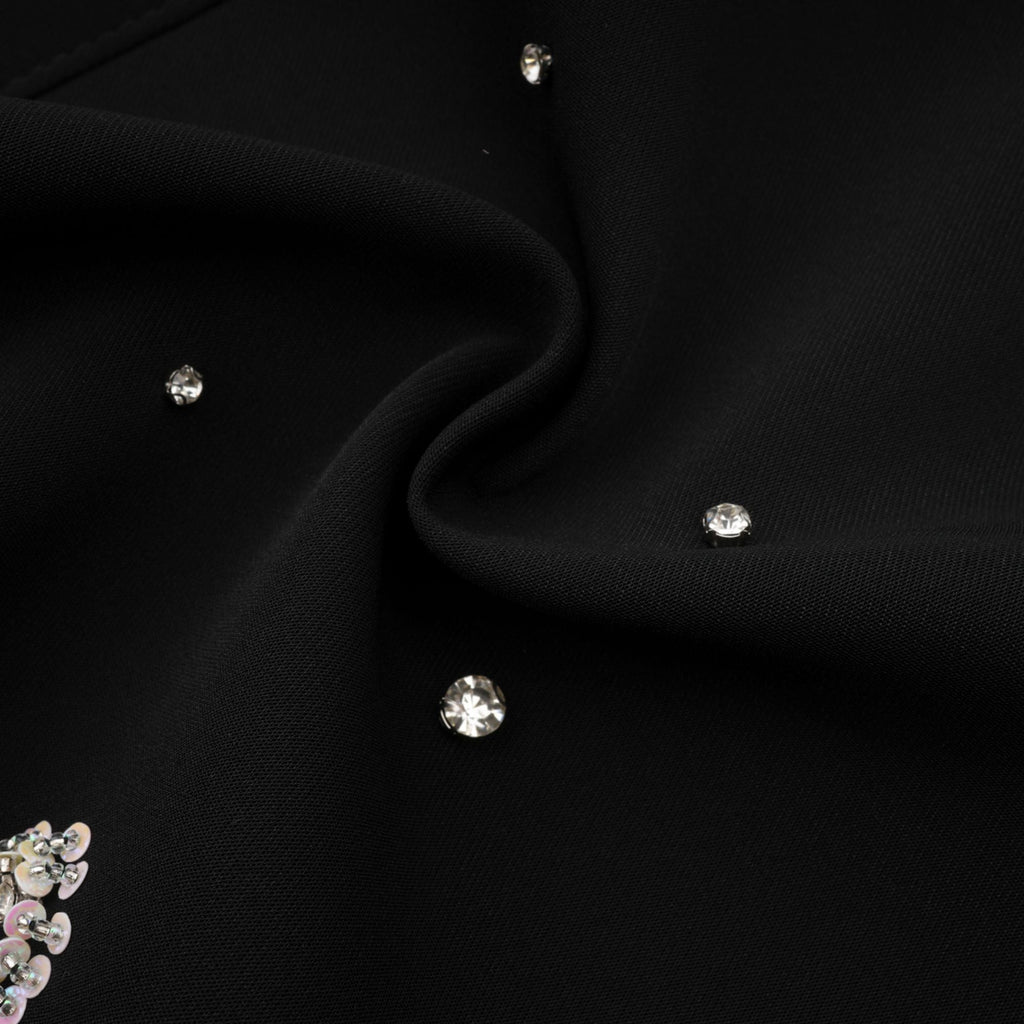 Ariane'İn Kristal İşlemeli Sırtı Açık Mini Elbisesi