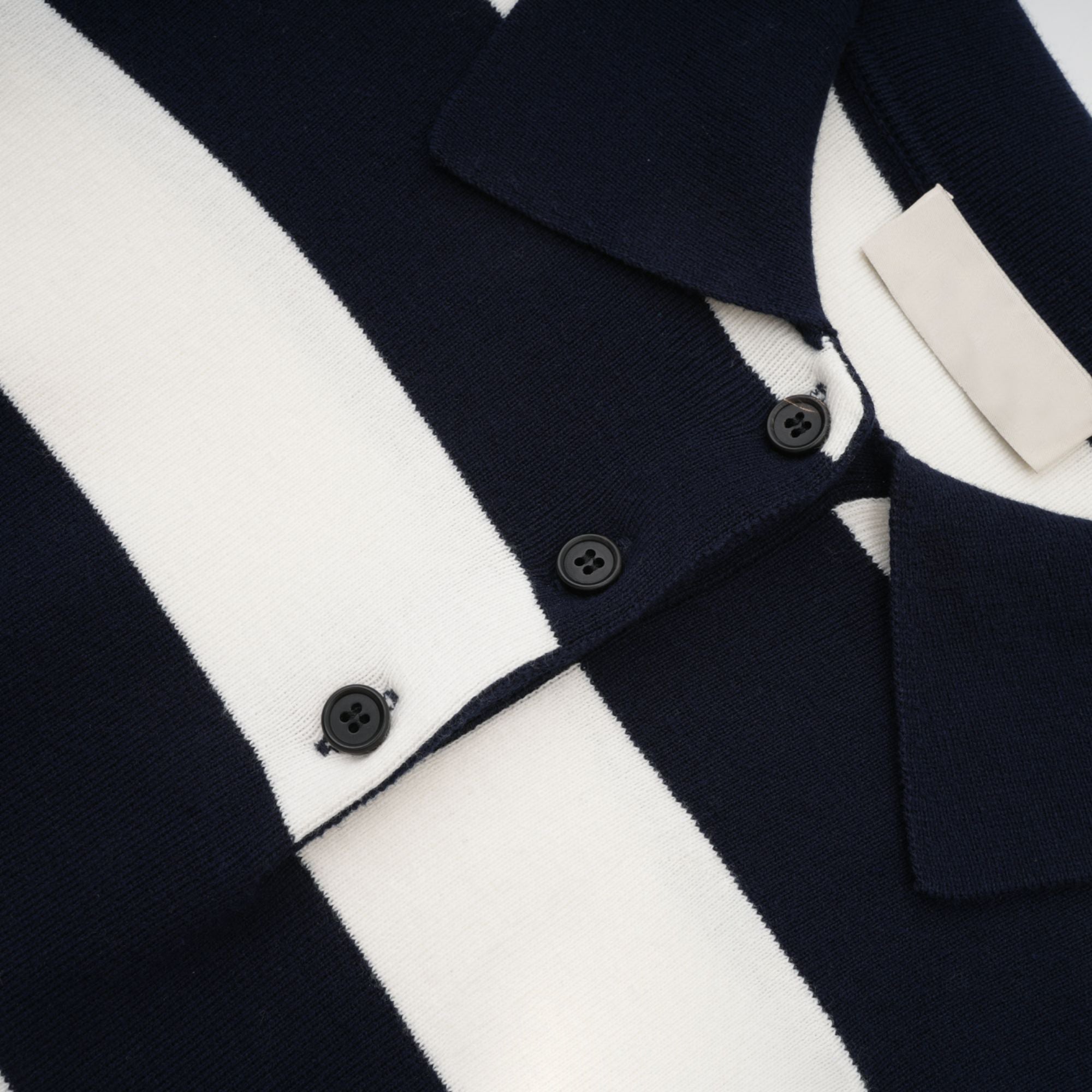 Adèle Blok Renkli Çizgili Polo Yaka Tişört