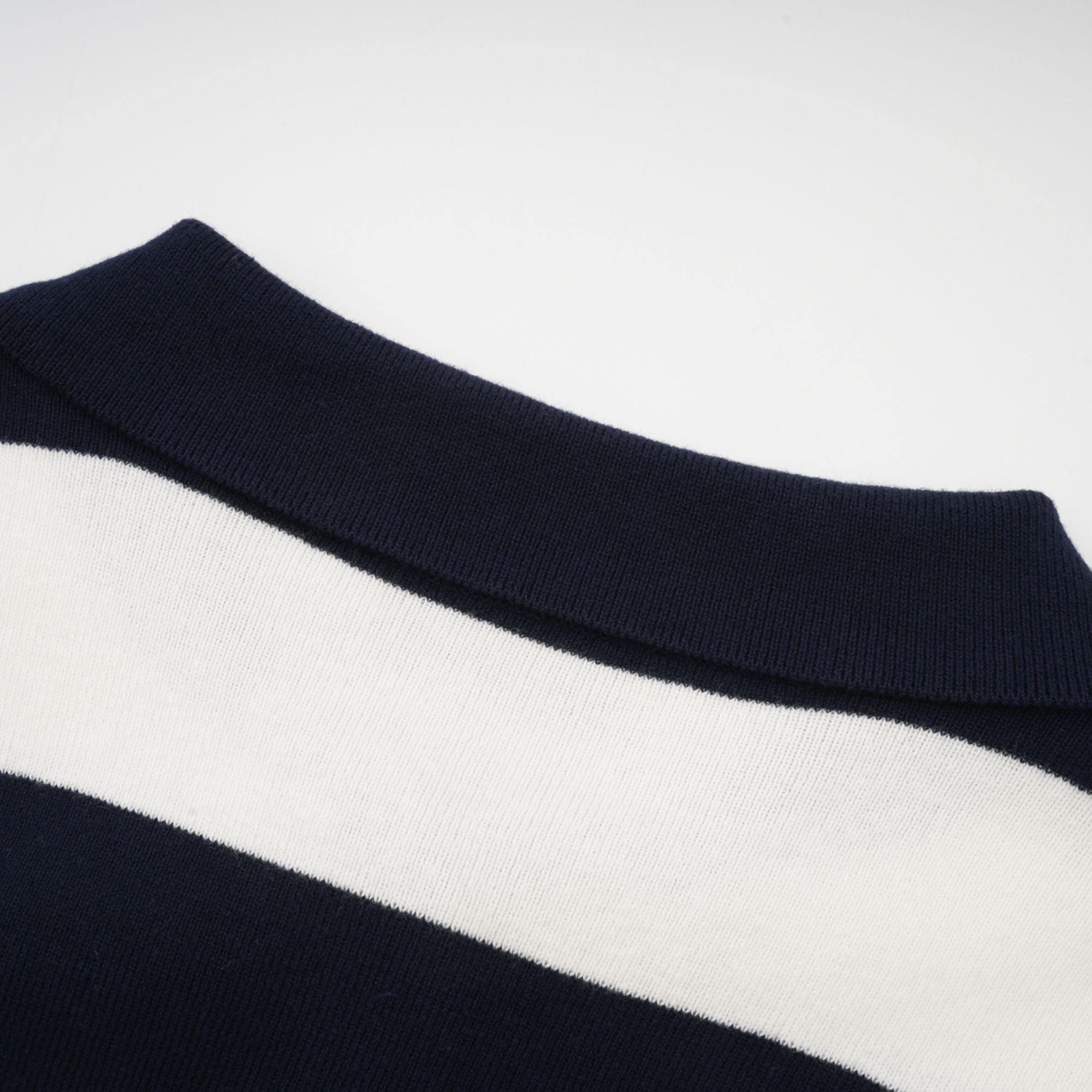 Adèle Blok Renkli Çizgili Polo Yaka Tişört