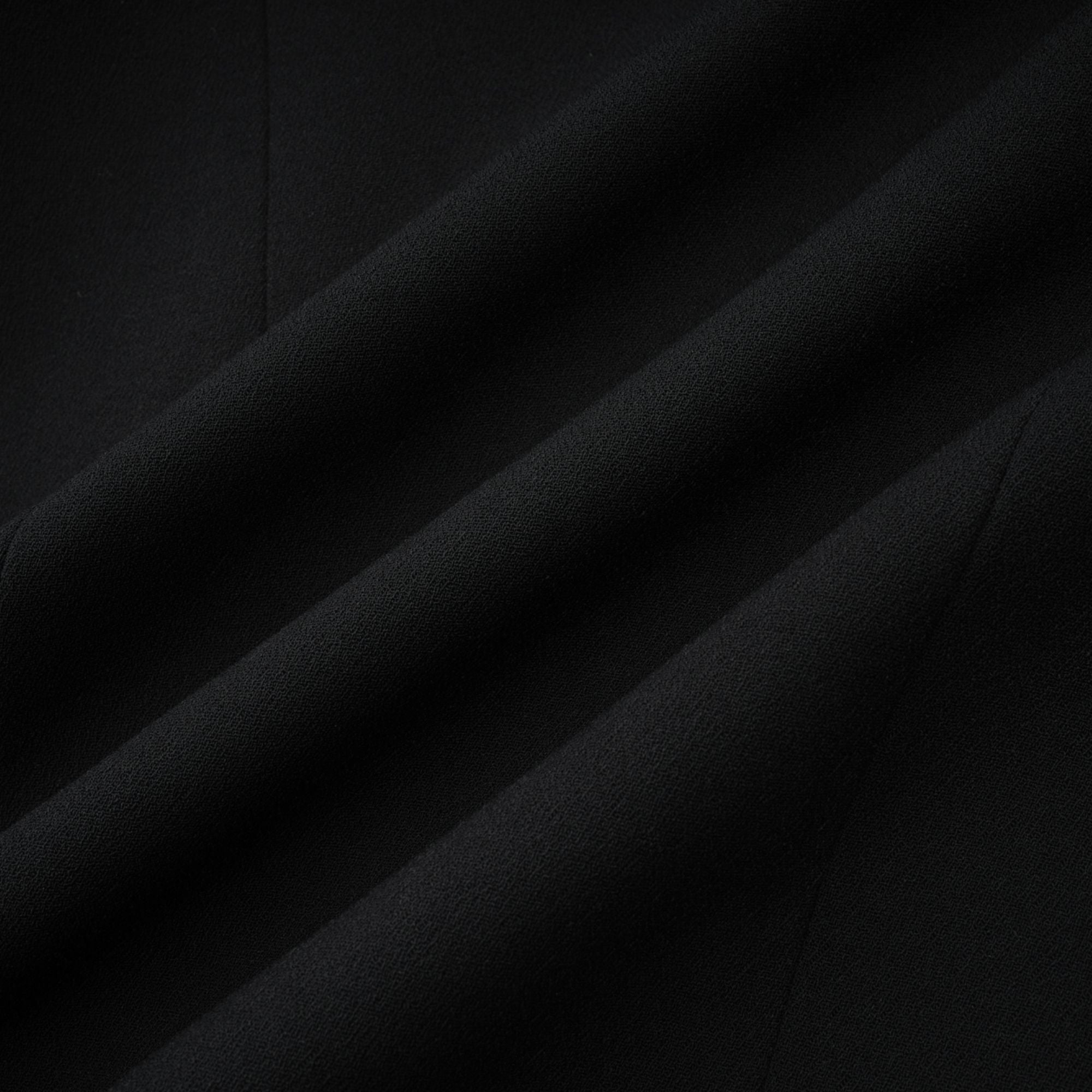 Aëlle Siyah Tek Sıra Düğmeli Uzun Kaban