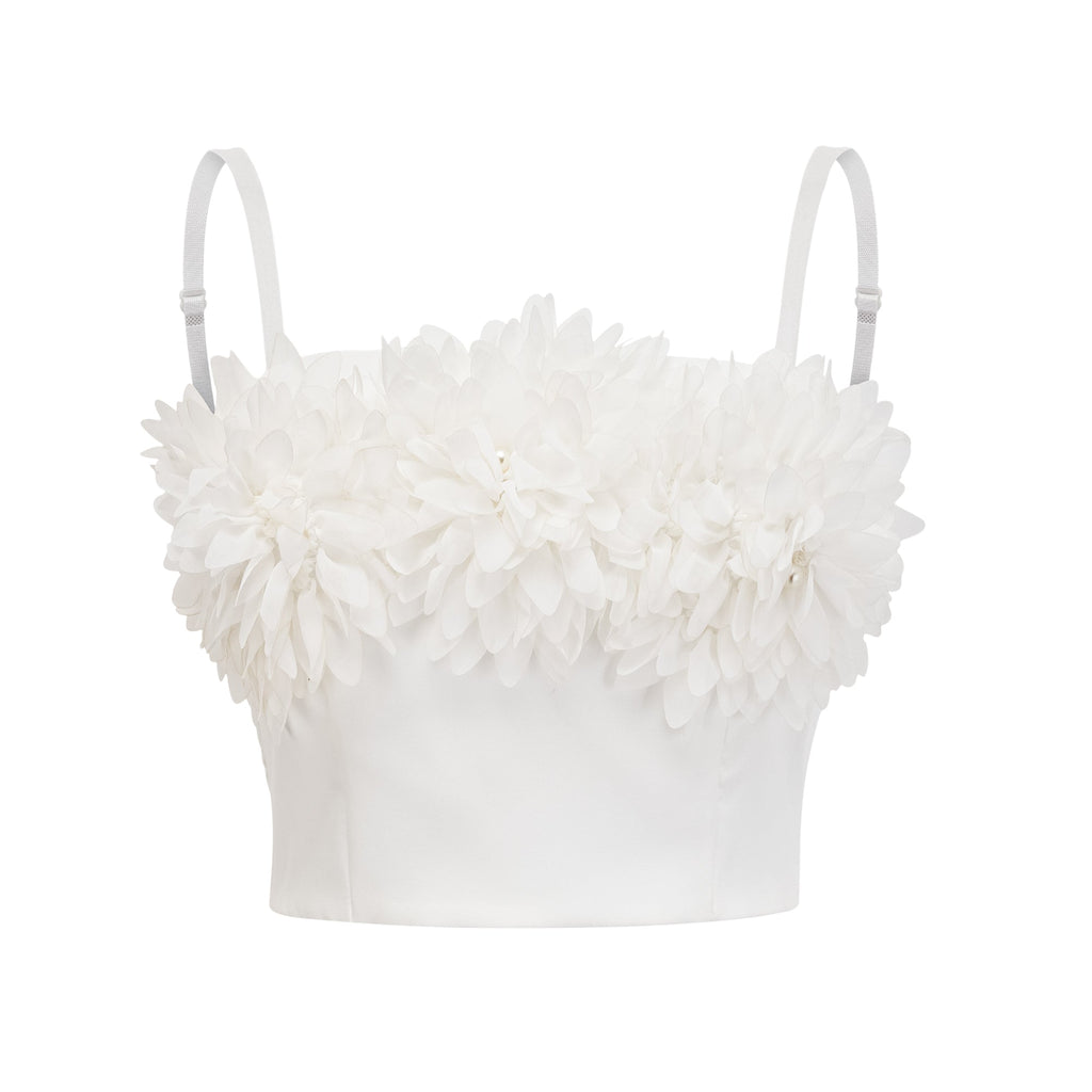 Angélique Suni Çiçekli Üst Ve Etek Eşleştirme Seti