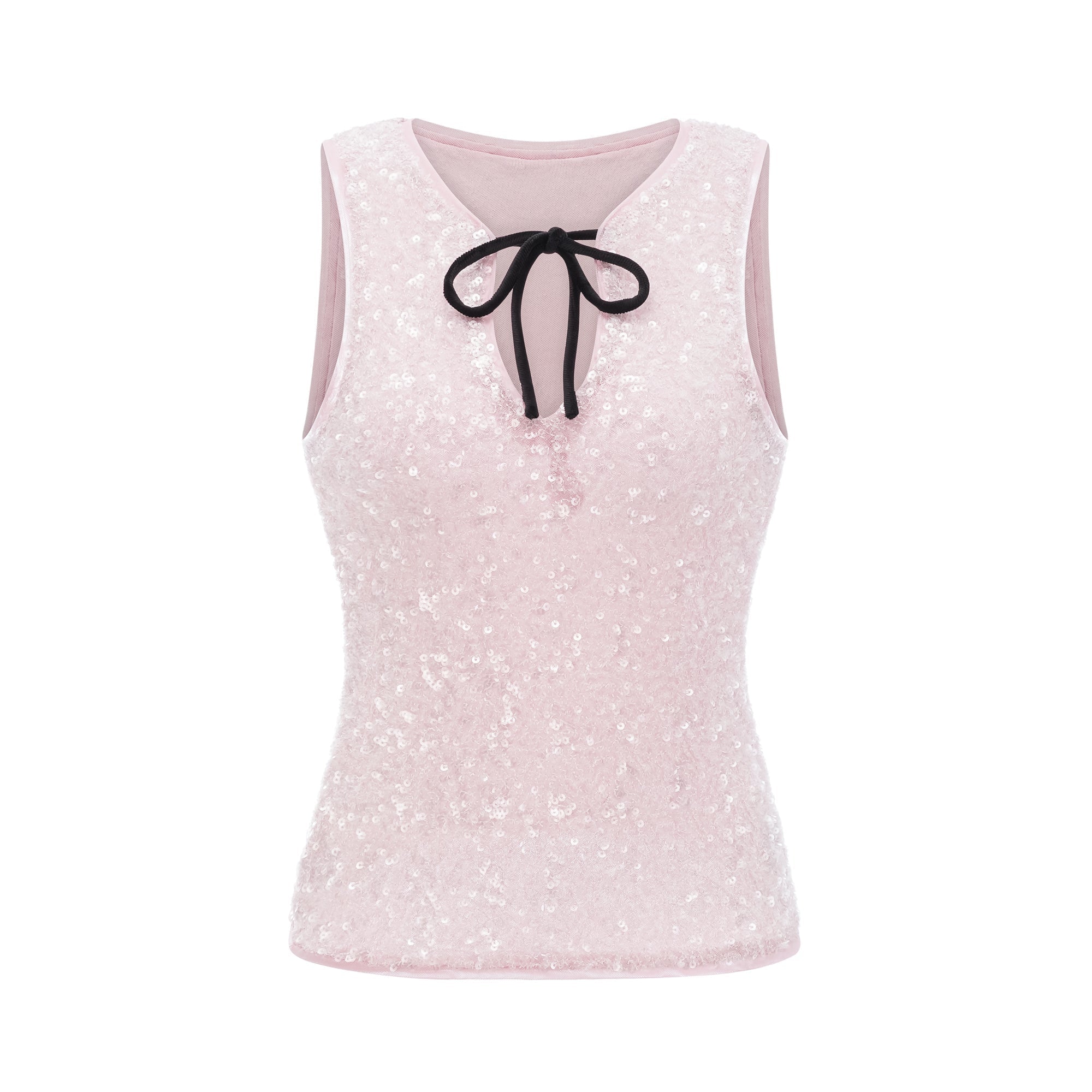 Andréa Pembe Pullu Üst