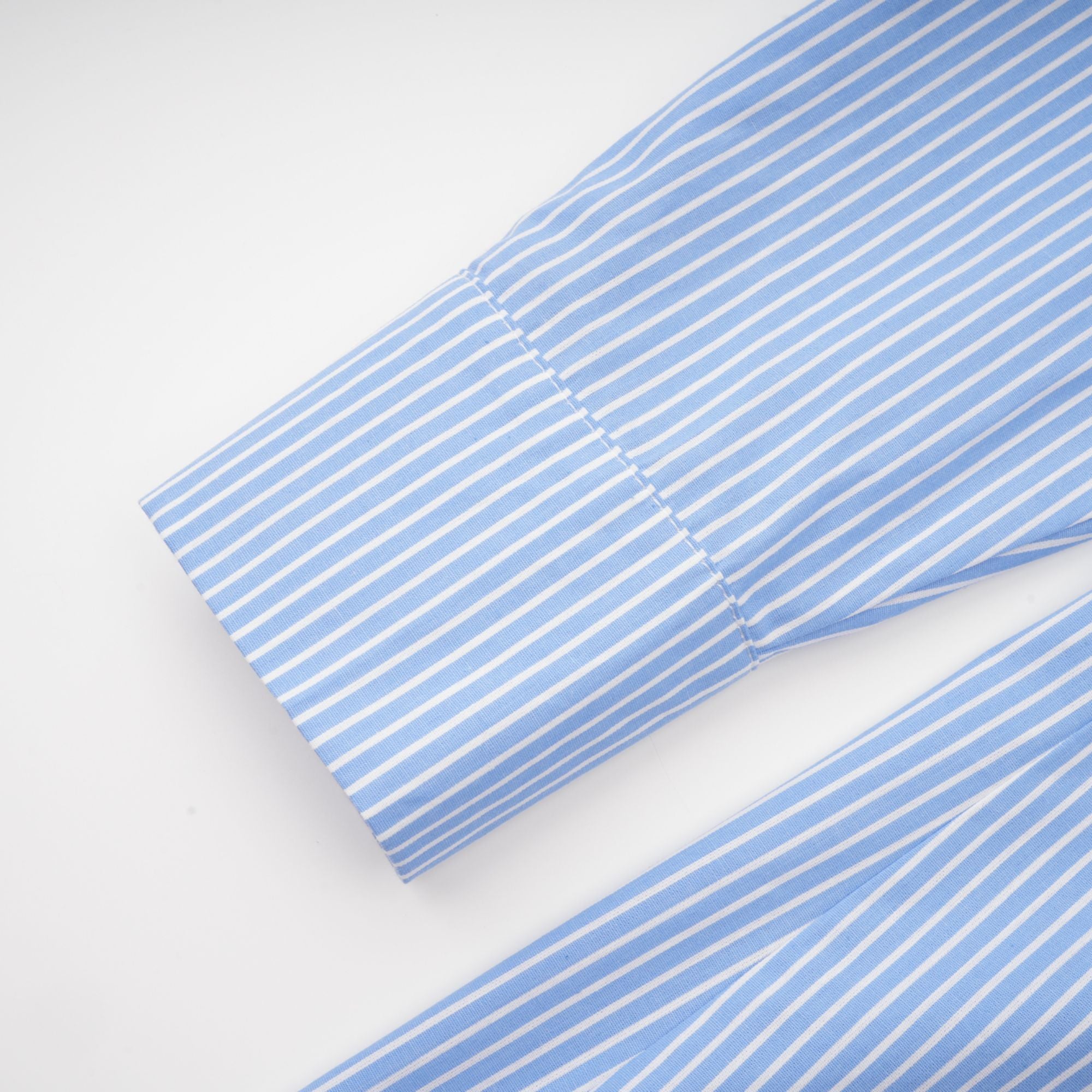 Agathe Katlı Çizgili Gömlek Elbise