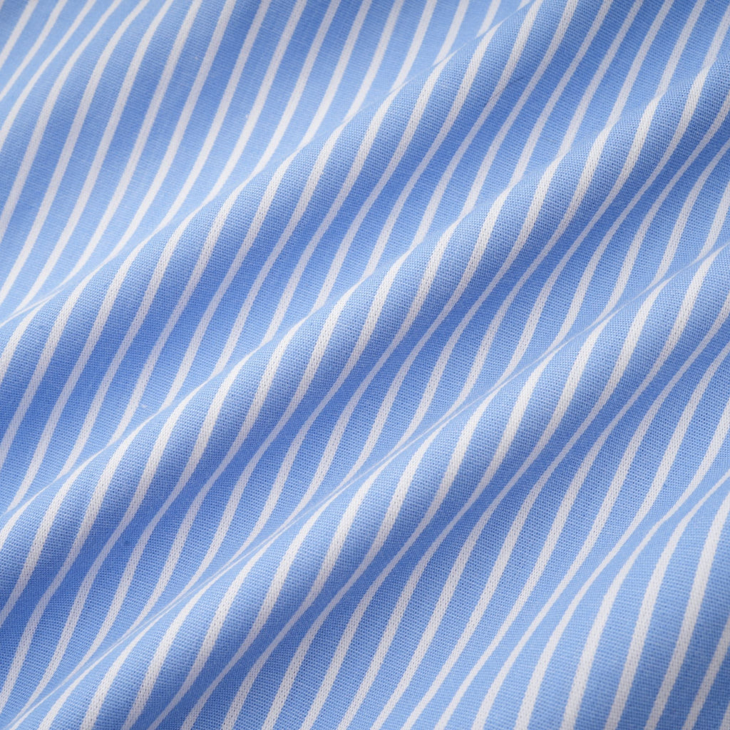 Agathe Katlı Çizgili Gömlek Elbise