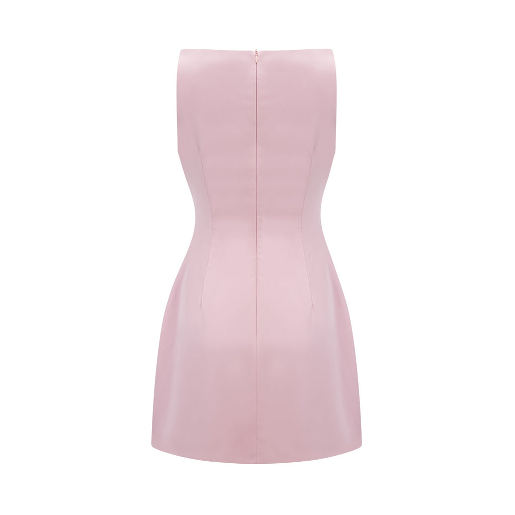 Andréa Kristal İşlemeli Mini Elbise