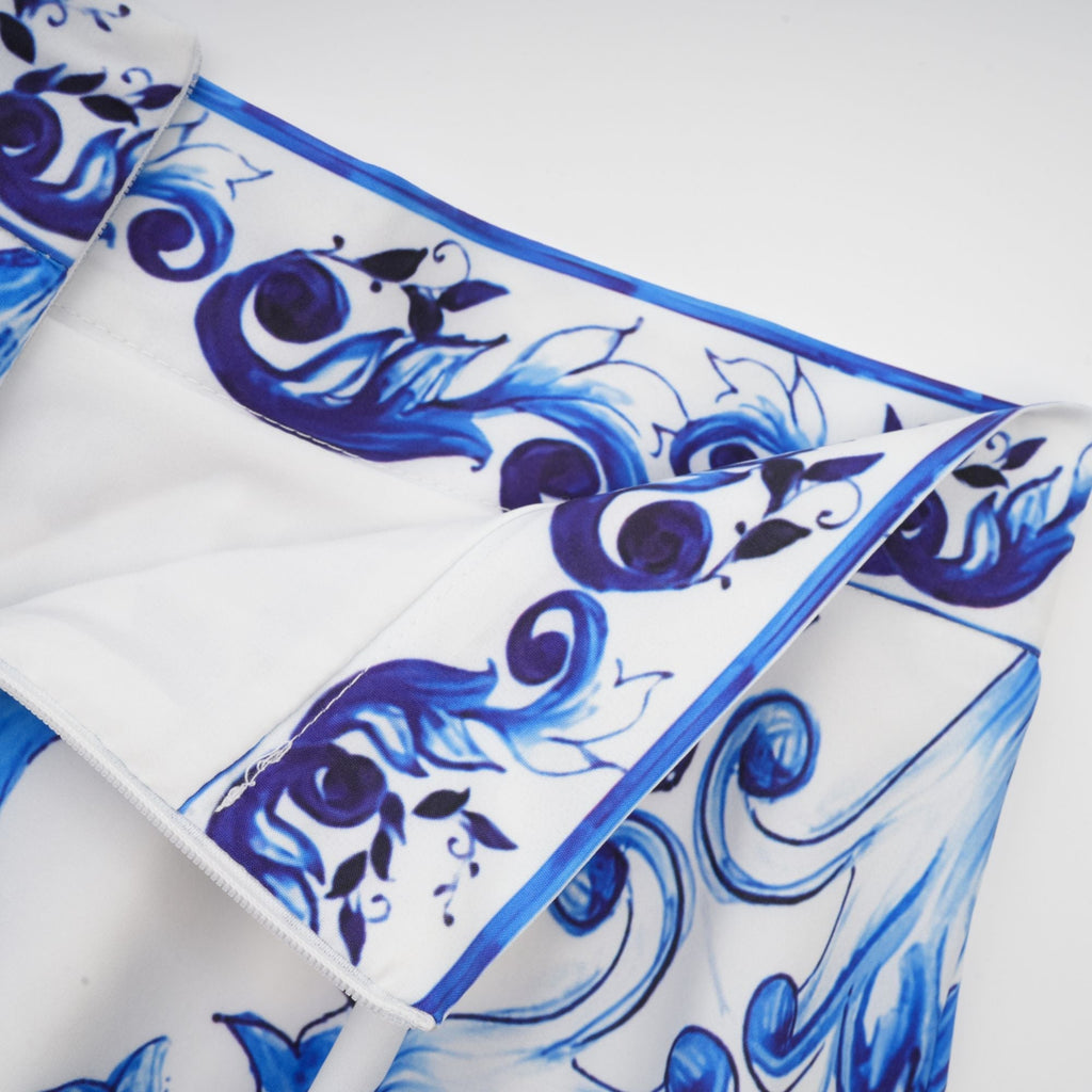 Allegra Grafik Baskılı Üst Ve Etek Eşleştirme Seti