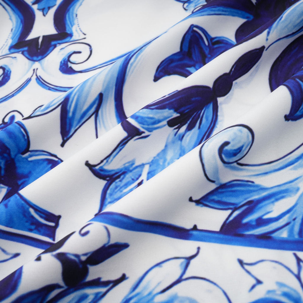 Allegra Grafik Baskılı Üst Ve Etek Eşleştirme Seti