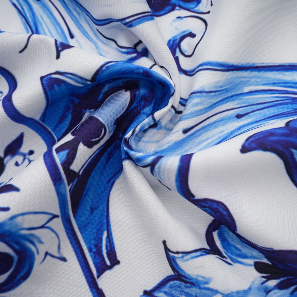 Allegra Grafik Baskılı Üst Ve Etek Eşleştirme Seti