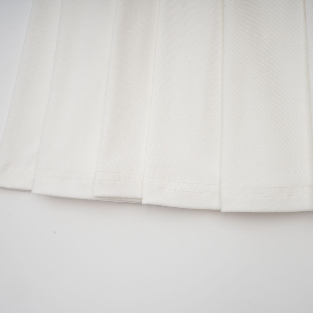 Antibes Yüksek Bel Pilili Etek