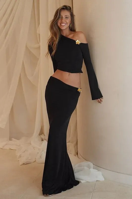 Ainsley Asimetrik Maxi Takım