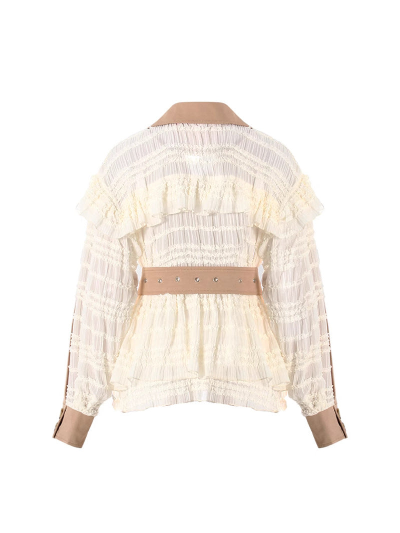 Alicia Volanlı Kemer Bağlama Trençkot