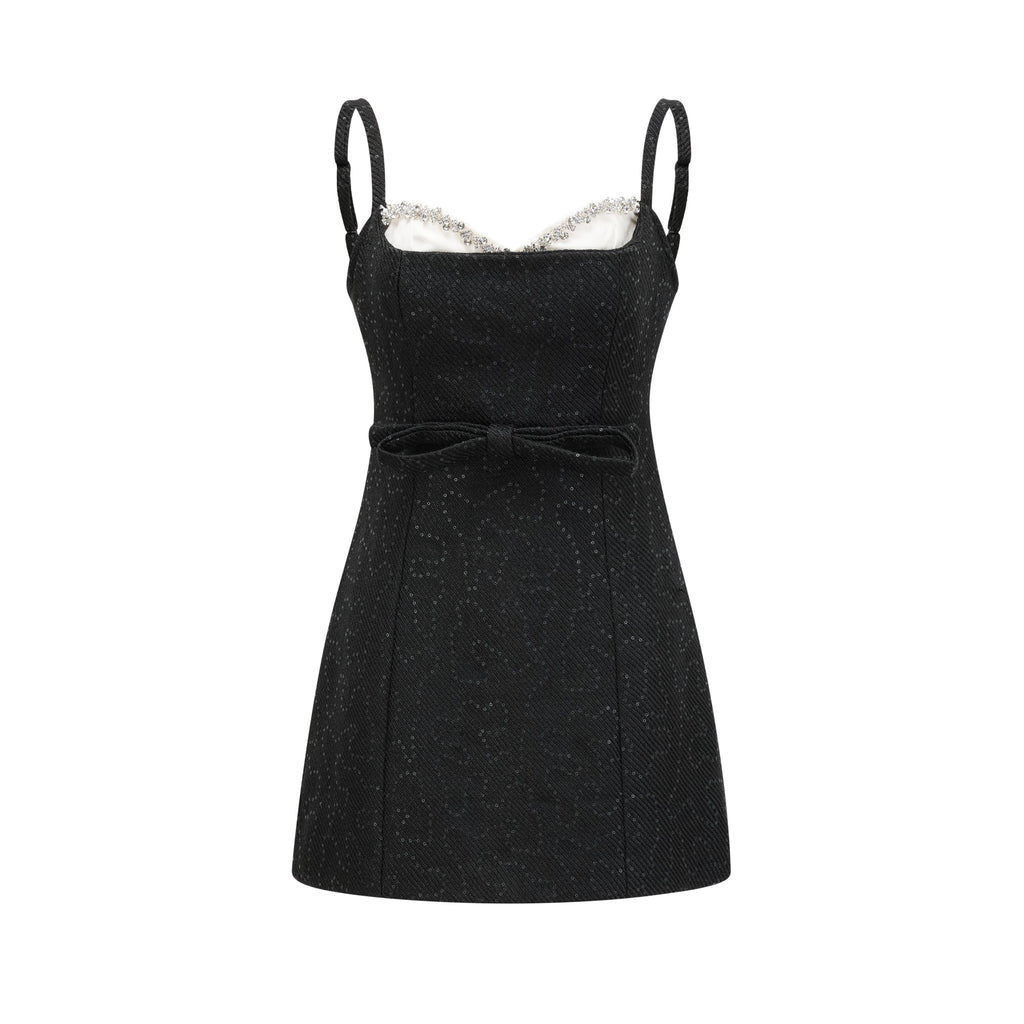 Amore Kristal Pullu Elbise