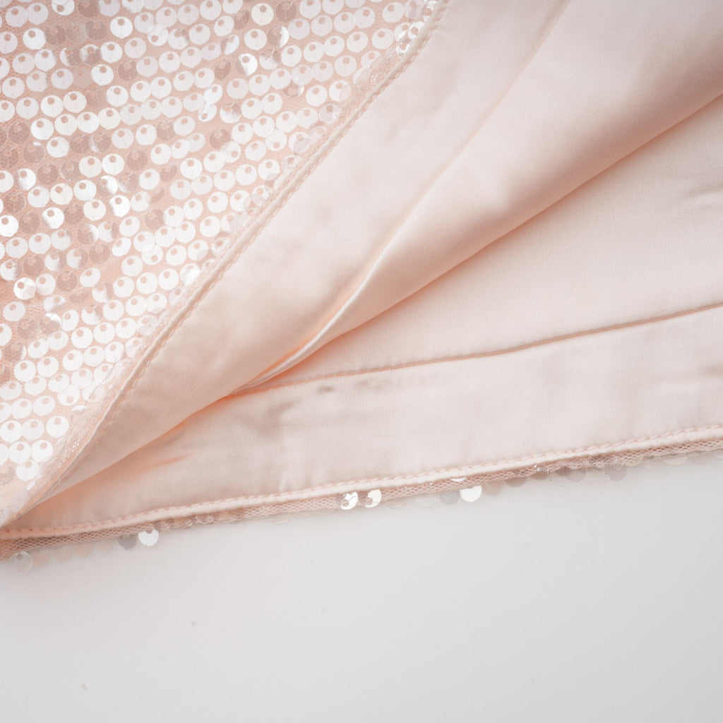 Artemis Çiçek Aplikeli Pullu Mini Elbise