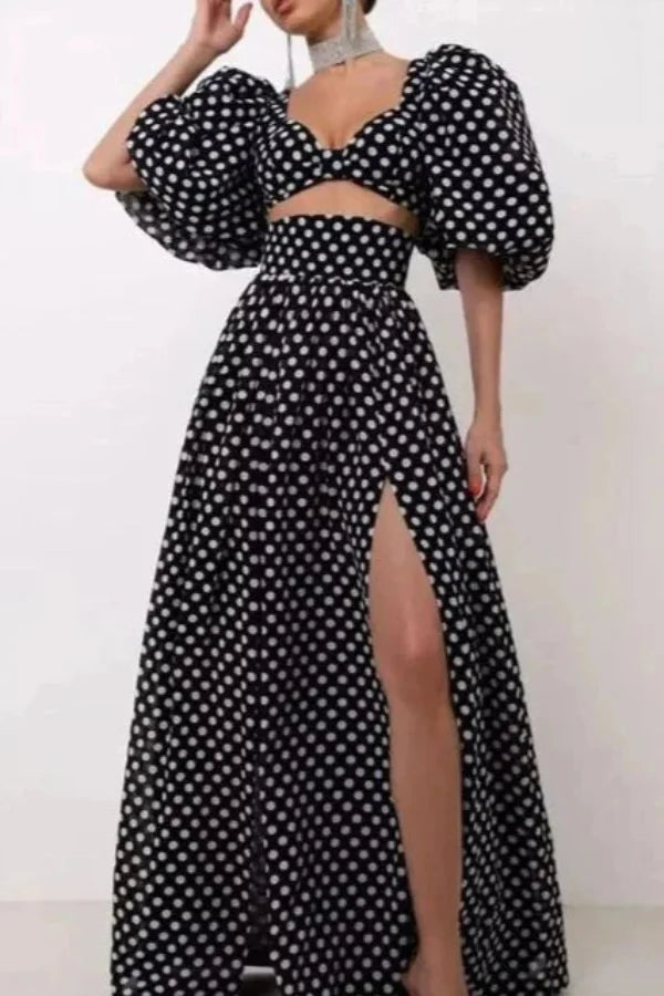 Atarrah Puantiyeli Üst Etek Takım